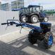 Diesel Walk-Behind Tractor Zubr JR Q79 Plus, Manual Starter, 10 HP