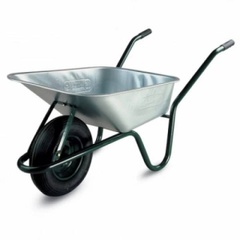 Wheelbarrow galvanized with solid frame Limex, 85 l