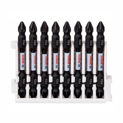 Bosch Pick and Click PZ2 PZ2 Double Impact Bit Set 65 mm, 8 pcs