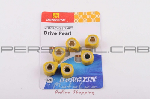 CVT rollers, tuning, 4T GY6 125/150, 18*14 11.5g, yellow