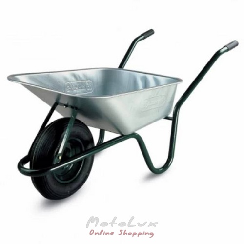 Wheelbarrow galvanized with solid frame Limex, 85 l