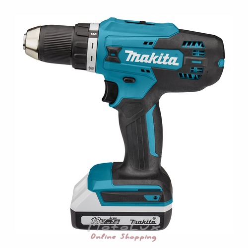 Аккумуляторная дрель шуруповерт Makita DF488DWAE