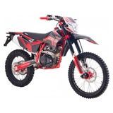 Мотоцикл BSE J10 Enduro, чорний з червоним