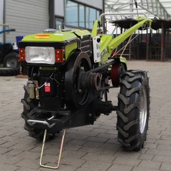 Diesel Walk-Behind Tractor Kentavr MB 1010D-9, Manual Starter, 10 HP, Green + Rotavator