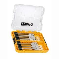 Набор перовых сверл DeWALT DT70750 Extreme Impact по дереву, d 12, 16, 18, 20, 22, 25, 28, 32 мм, 8 шт