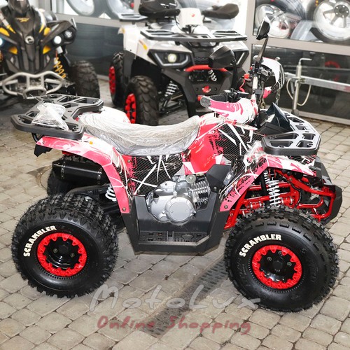 ATV tinédzser Comman Hunter Scrambler 150cc, piros