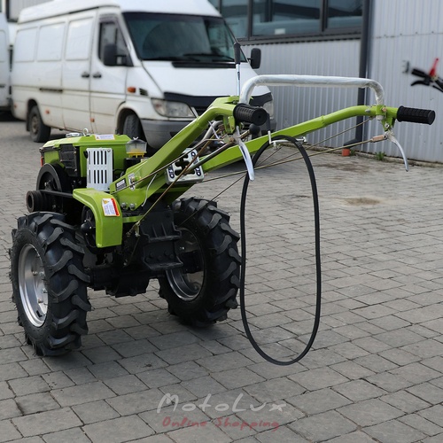 Dieselový dvojkolesový malotraktor Kentavr MB 1010D-9, ručný štartér, 10 hp, green + fréza