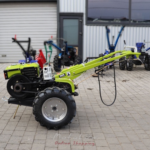 Dieselový dvojkolesový malotraktor Kentavr MB 1010D-9, ručný štartér, 10 hp, green + fréza