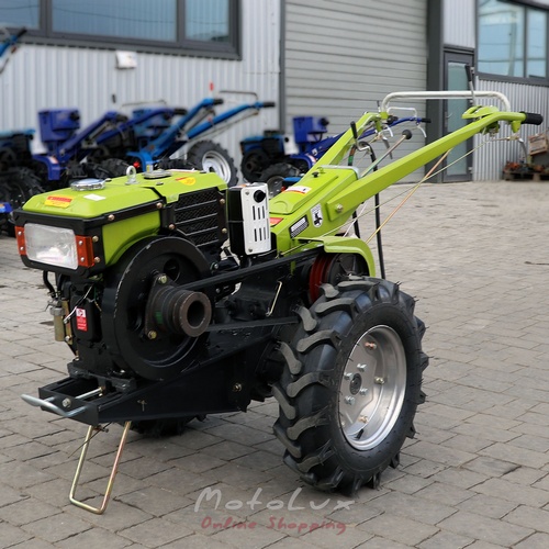 Dieselový dvojkolesový malotraktor Kentavr MB 1010D-9, ručný štartér, 10 hp, green + fréza