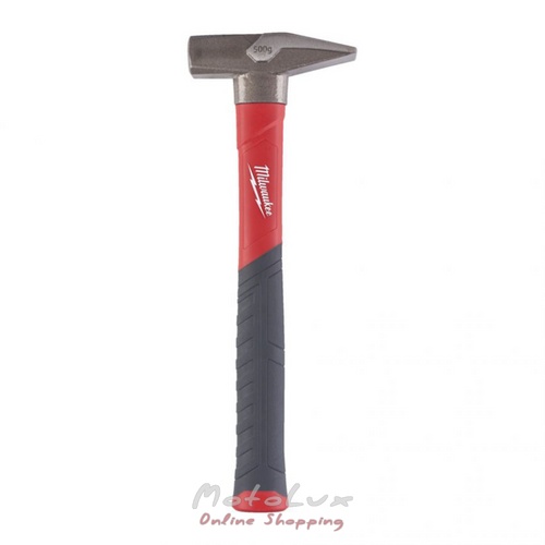 Milwaukee 4932478664 Fiberglass Handle Engineer's Hammer, 800g