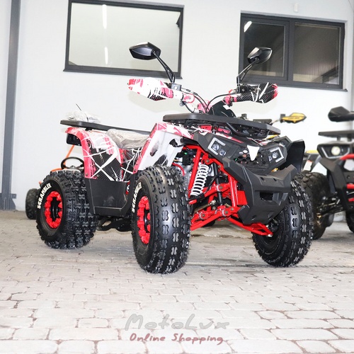 Квадроцикл підлітковий Comman Hunter Scrambler 150cc, червоний