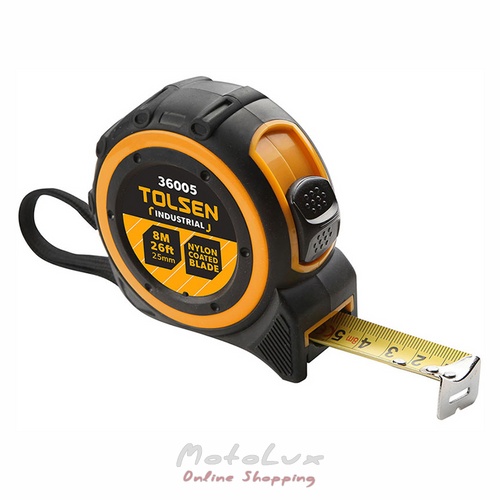 Tolsen Ergo tape measure 36005, 25 mm x 8 m