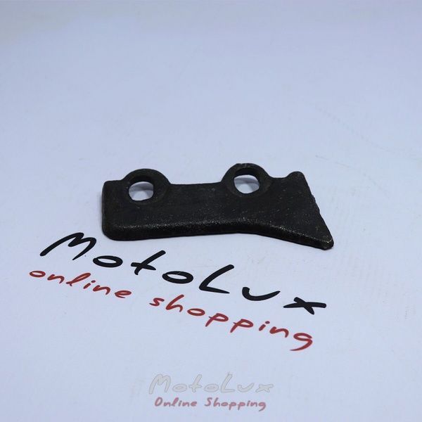 Clamp heel to tractor segment mower, front