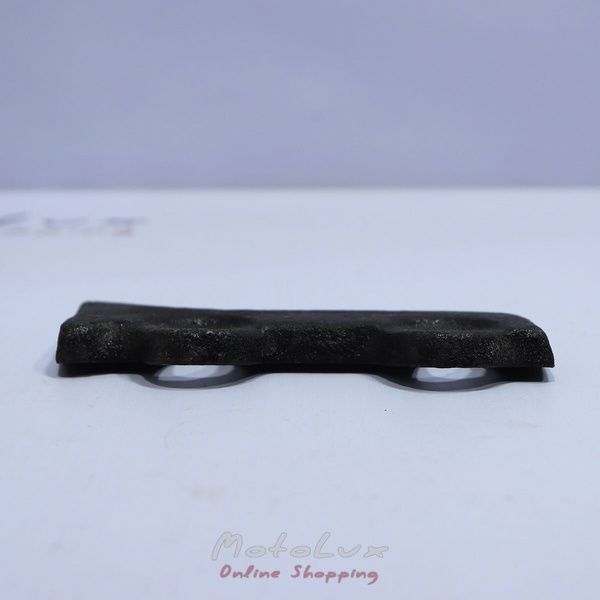 Clamp heel to tractor segment mower, front