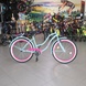 Neuzer Sunset road bike, 26 wheels, 17 frame, turquoise pink