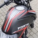 Motocykel FORTE FT200-FB, 200 cm3, 14 hp, 2023, čierna s červenou