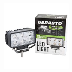 Фара світлодіодна LED 18W 6000К Off Road 80х111х56мм