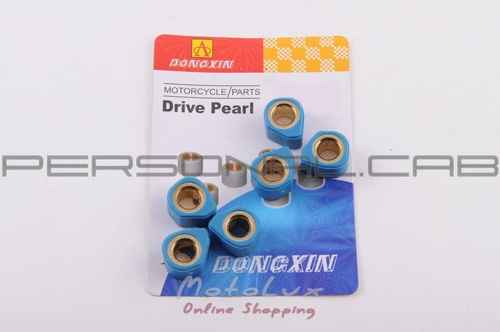 CVT rollers, tuning, 4T GY6 125/150, 18*14 13.5g, blue