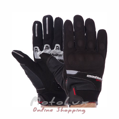 Motorcycle gloves Mad Bike 14, size L, black