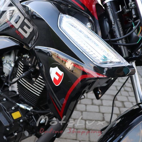 Forte FT200-TK03 motorkerékpár, fekete és piros