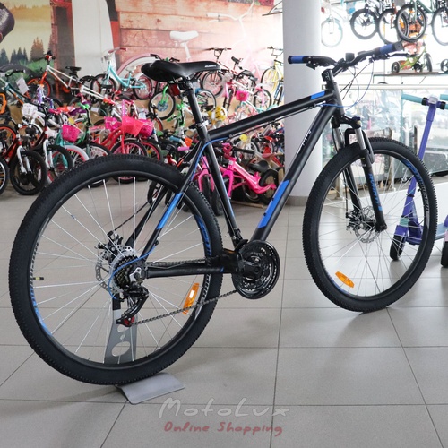 Гірський велосипед 29ER Avanti Sprinter, рама 21, black n gray n blue, 2021