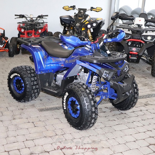 Квадроцикл підлітковий Comman Hunter Scrambler 150cc, синій