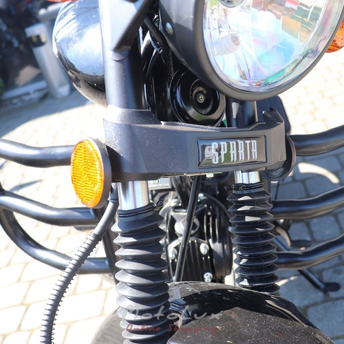 Moped Soul Sparta Lux 125 CC, čierny