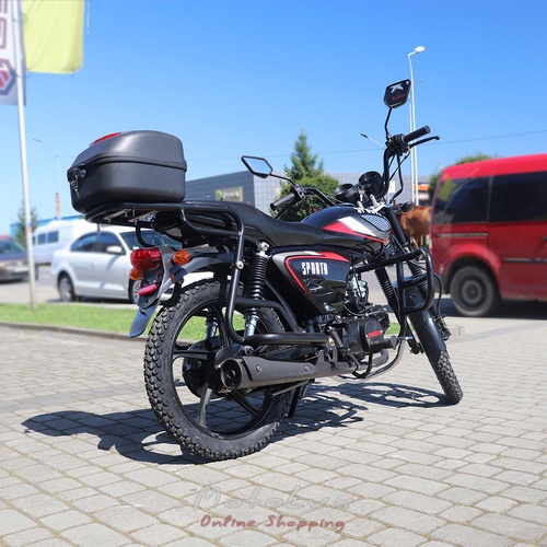 Moped Soul Sparta Lux 125 CC, čierny