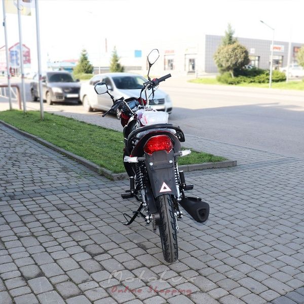 Мотоцикл Forte FT200-TK03, черно-красный