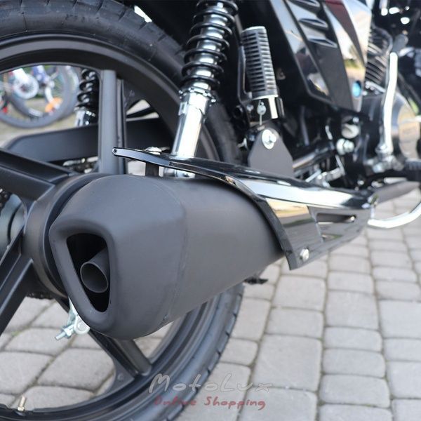 Мотоцикл Forte FT200-TK03, черно-красный