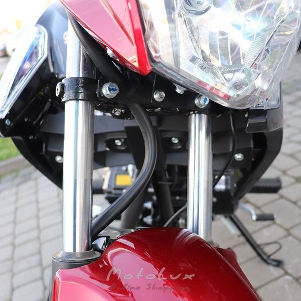 Мотоцикл Forte FT200-TK03, черно-красный