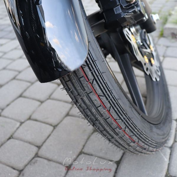 Мотоцикл Forte FT200-TK03, черно-красный