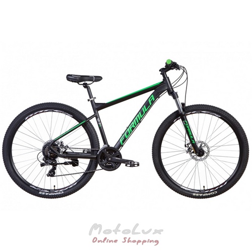 Mountain bike Formula F-1, wheels 29, frame 18.5, black n green, 2021