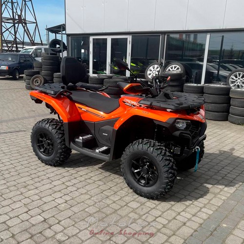 Утилітарний квадроцикл CFMOTO CFORCE 450L EPS, Lava Orange, 2024