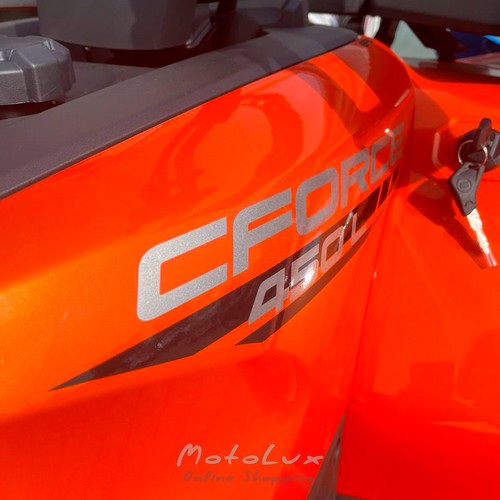 Утилітарний квадроцикл CFMOTO CFORCE 450L EPS, Lava Orange, 2024