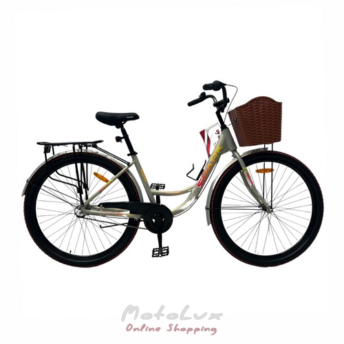 Mestský bicykel Spark Planet Venera, koleso 28, rám 17, šedý