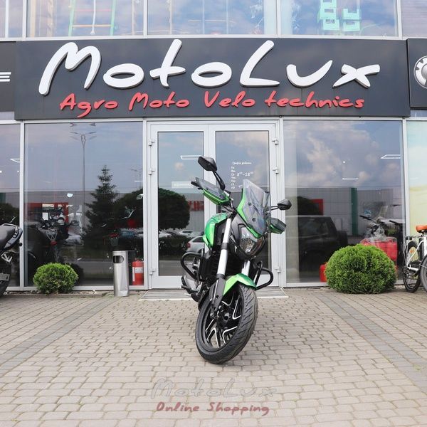 Motocykel Bajaj Dominar D400 UG, zelenou,
