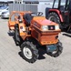 Мінітрактор Kubota B1 14 з фрезою, був у використанні, помаранчевий