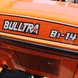 Мінітрактор Kubota B1 14 з фрезою, був у використанні, помаранчевий