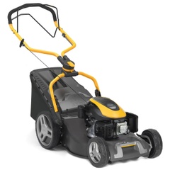 Stiga Combi 553S petrol lawnmower, black with orange