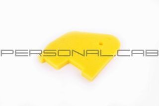 Air filter element Yamaha BWS, impregnated foam rubber, yellow