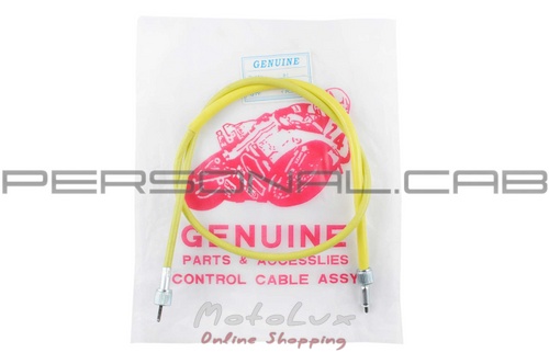 Speedometer cable 4T GY6 50, square-square, 960mm, 1pc, yellow