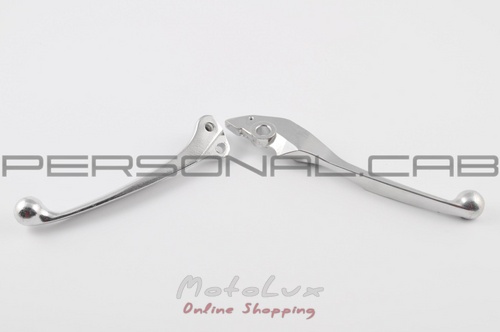 Steering levers Honda Lead, bare, disc / drum, chrome, mod: A