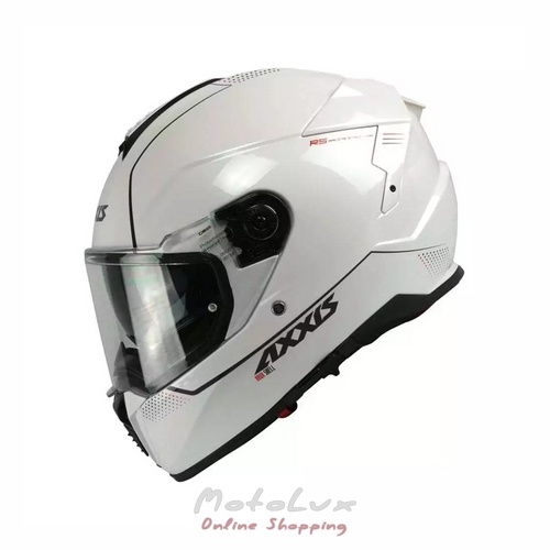 Motoros sisak AXXIS FF122SV Hawk SV Solid A0, M-es méret, fehér