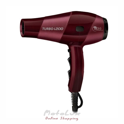 Hairdryer Tico Turbo i200, 2300W, burgundy