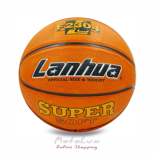 Lanhua Super soft rubber basketball ball F2304, size #7