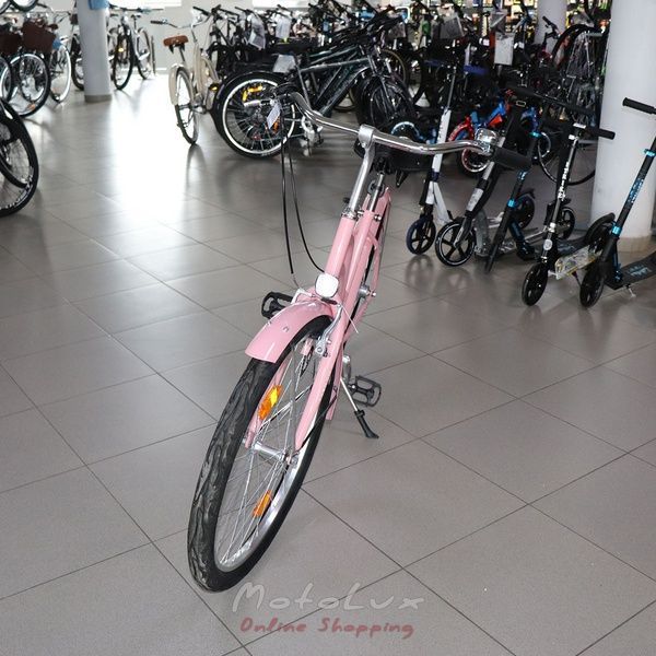 Cestn&yacute; bicykel Neuzer California, koles&aacute; 26, r&aacute;m 17, Shimano Nexus, ružov&yacute;