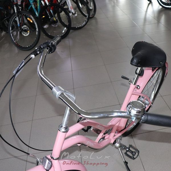 Cestn&yacute; bicykel Neuzer California, koles&aacute; 26, r&aacute;m 17, Shimano Nexus, ružov&yacute;
