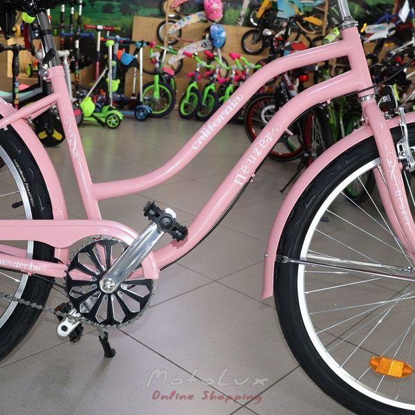Cestn&yacute; bicykel Neuzer California, koles&aacute; 26, r&aacute;m 17, Shimano Nexus, ružov&yacute;