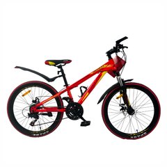 Teenage Bicycle Spark Forester 2.0 Junior, 24-inch wheel, 11-inch frame, red